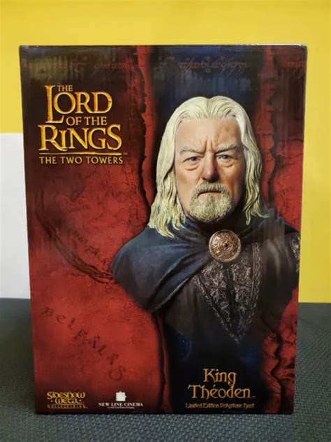 Lord Of The Rings King Theoden Sideshow Weta Polystone Statue 16