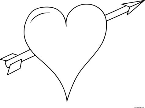 Coloriage A Imprimer Un Coeur Gratuit Coloriage
