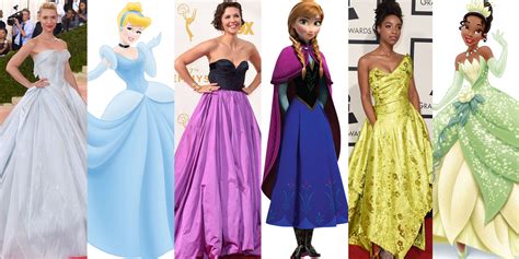 Celebrities Dressed Like Disney Princesses On The Red Carpet