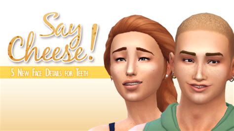 Say Cheese Face Details By Down In Simsland Sims 4 Nexus
