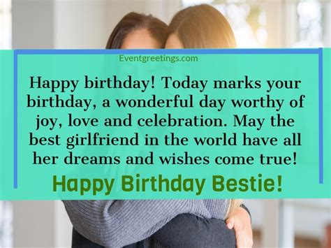 Birthday wishes for best friend female quotes. Happy birthday wishes for your best friend