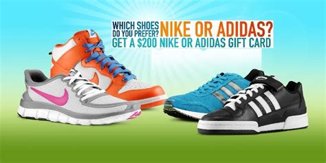 Check spelling or type a new query. My Free Gift Cards And Coupons: $200 Nike Or Adidas Gift Card