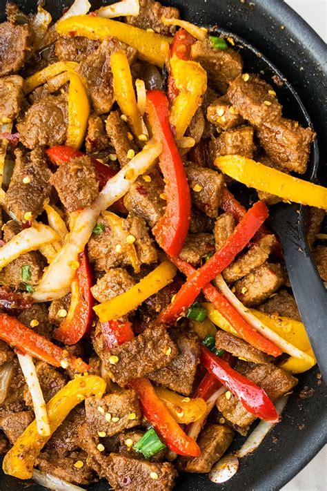 Fillet steaks with mushrooms and morels recipe. BEEF Pepper Steak Recipe (One Pot) | OldKennelFarm | Copy ...