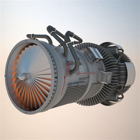 Jet Engine 3d Model 10 3ds Fbx Max Free3d