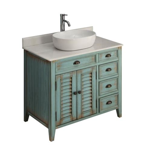 This rectangular vessel sink is beautiful. Chans Furniture CF-78886BU Benton Abbeville 36 ...