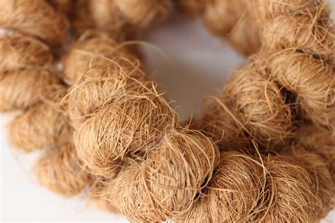 Silk images of natural fibres. Long natural fibres are combed, twisted, pressed or spun ...
