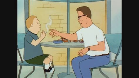 Hank Shows Bobby The Right Way To Smoke Cigarettes Hd King Of The Hill Youtube