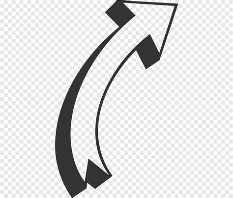 Curved Arrow Shapes Arrow Up Angle Text Png Pngegg