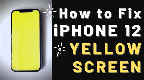 How To Fix Iphone 12 Yellow Screen Issue Iphone 12minipropro Max