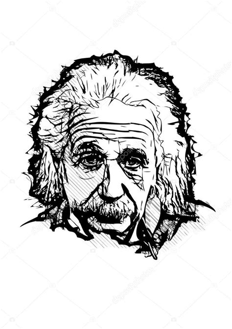 Albert Einstein Illustration — Stock Vector © Ranker666 60848695