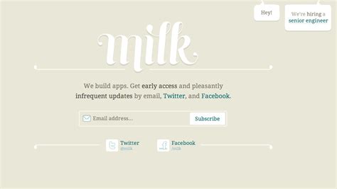 Best Landing Page Designs Milk Best Landing Page Design Build An App