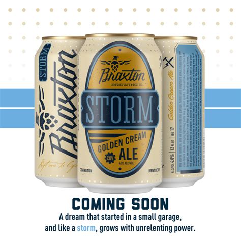 Braxton Brewing Co Announces Cans
