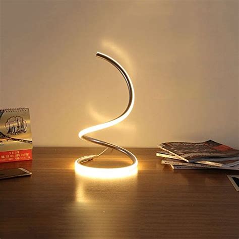 Quanto al colore, solitamente in questo caso si punta su colori neutri, che difficilmente passano di moda. Modeen 40W Lampada da tavolo a LED a spirale moderna ...