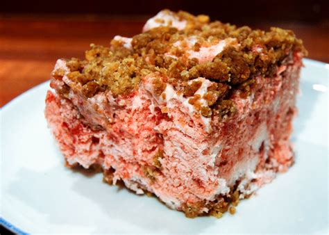 Recipe ~ Frozen Strawberry Crumble Cake Hālau Aha Hūi Lanakila