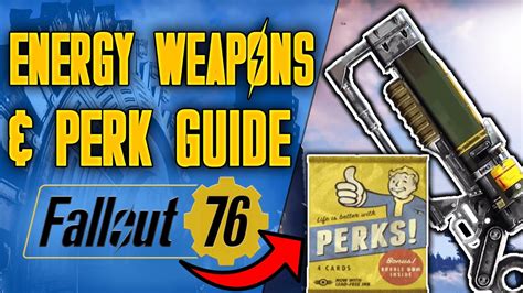 Fallout 76 Perk Card Energy Weapons Cards Info