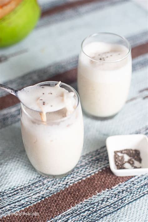 Island Bliss A Coconut Smoothie Delight Simply Bakings