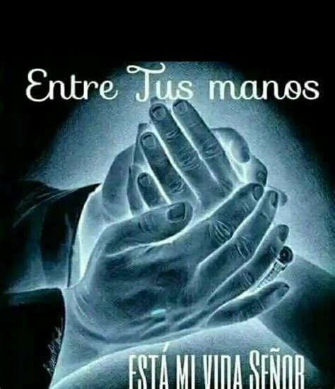 Entre Tus Manos Está Mi Vida Señor Frases Espirituales Mensaje De