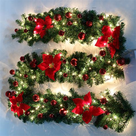 Make your christmas in grapevine memorable by attending one of the lighted evening events that include parade of lights, magic of christmas and grapevine is the essence of holiday décor as the city becomes blanketed with millions of lights, enormous decorations and a whole lot more! 9FT LED Christmas Garland Decorations Xmas Pre-Lit ...