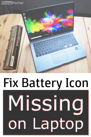 How To Show Dissappeared Battery Icon On Laptops Taskbar