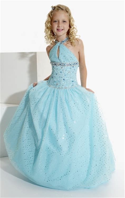 Tiffany Princess Girls Halter Tulle Pageant Dress 13259 By House Of Wu French Novelty