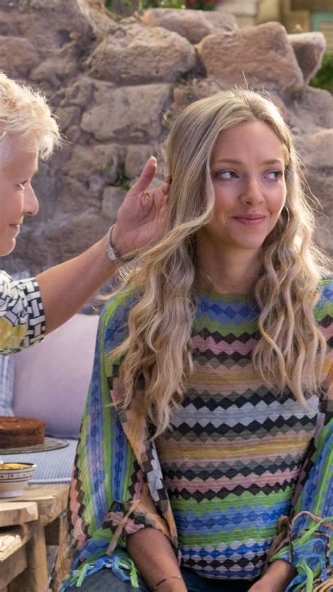 Hairstyle And Makeup Secrets From The Mamma Mia Here We Go Again Set Feeling The Vibe