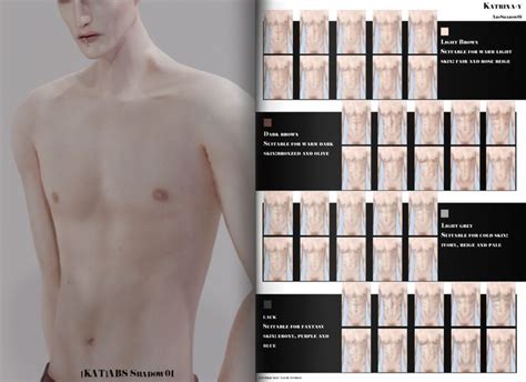 Abs Shadows Patreon The Sims 4 Skin Sims 4 Characters Sims 4 Body