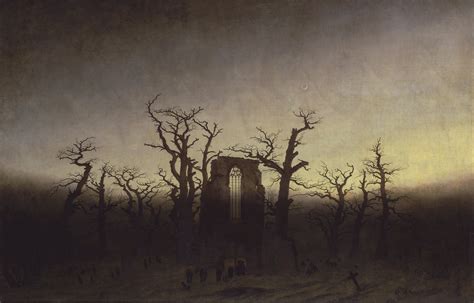 Painting Landscape Gothic Caspar David Friedrich Hd Wallpapers