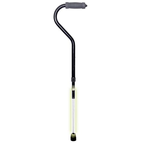 Pathlighter Cane Kit Offset Handle Walking Cane With Lucite Shaft An
