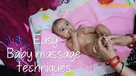 How To Do Baby Massage Sisu Ki Malish Baby Massage In Simple Way