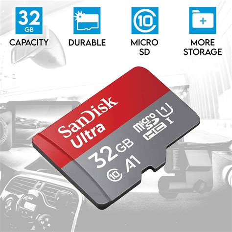 Class 10 32gb Micro Sd Memory Card Dash Cam Elinz