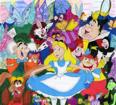 Disney Alice In Wonderland Wallpaper Wallpapersafari