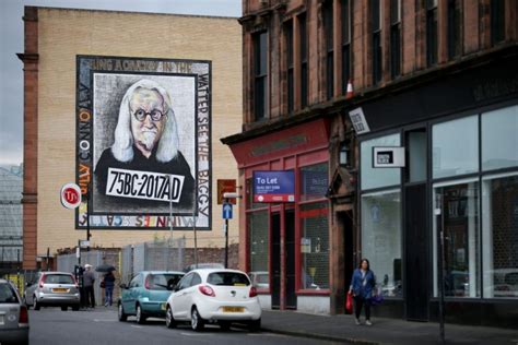 Billy Connolly Stunned By Giant Murals Of Him In Glasgow