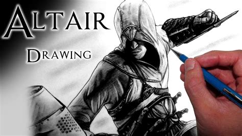 Altair Drawing Assassins Creed Fan Art Time Lapse Youtube
