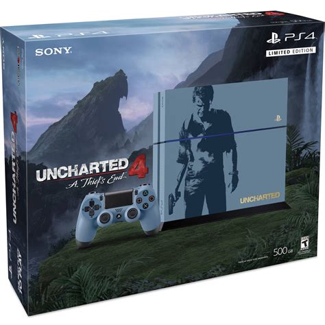 Sony Playstation 4 500gb Console Uncharted 4 Limited Edition Bundle