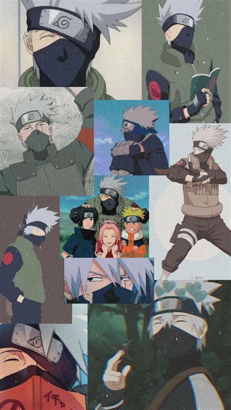Kakashi Collage Wallpaper Kakashi Naruto Collage Wallpaper