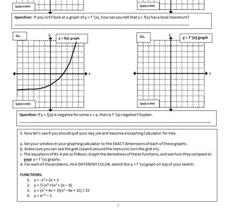 Math Teacher Mambo Calculus F And F Graphs