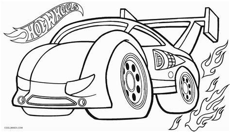 Printable Hot Wheels Coloring Pages For Kids