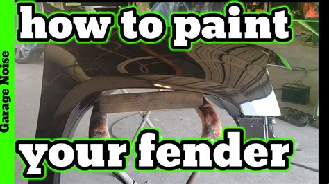 How To Paint A Car Fender Diy Auto Paint Youtube