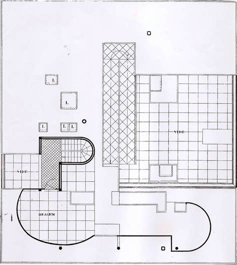 Villa Savoye Floor Plan Dimensions Floorplansclick