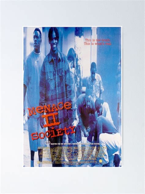 Menace II Society Movie Poster Poster For Sale By Artsims Redbubble