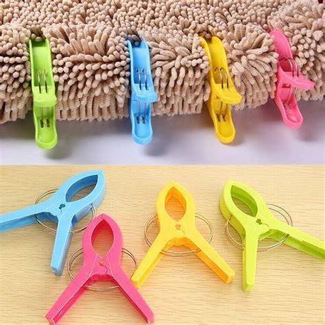 4pcs clamp clothes laundry hangers strong grip washing pin pegs clips in clothes pegs from home