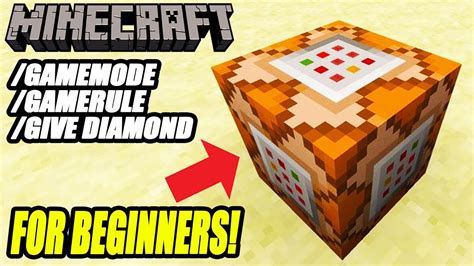 Minecraft How To Use The Command Block Commands Beginner S Tutorial