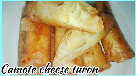Camote Cheese Turon Sweet Potato Turon With Cheese Pamilyamagana