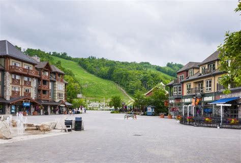Blue Mountain Village In Summer Collingwood Canada Editorial Stock