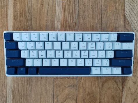 Mechanical Keyboard Meta RGB Tri Mode Blue Switch Computers Tech Parts Accessories