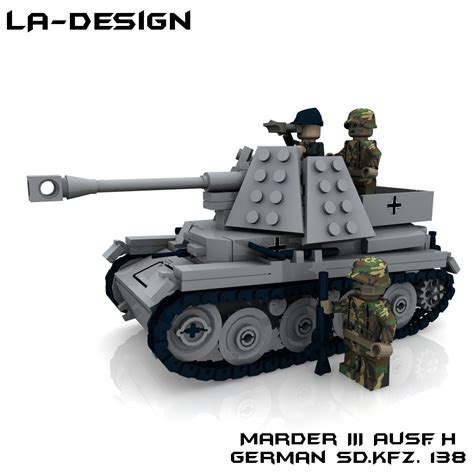 They are fully compatible with official all major brand sets. LEGO Custom WW2 German Marder 3 Panzer 5 - a photo on ...