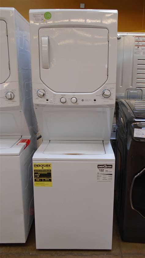 24 Ge Spacemaker Gud24gssmww Gas Laundry Center Appliances Tv Outlet