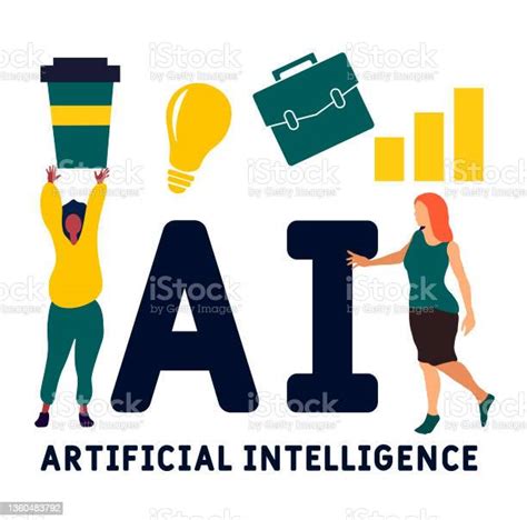 Ilustración De Ai Acrónimo De Inteligencia Artificial Y Más Vectores