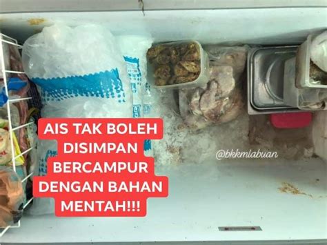 Data yang lebih tinggi dari ekspektasi dapat dianggap sebagai. Bahaya simpan ais bersama bahan mentah - Cikguzim