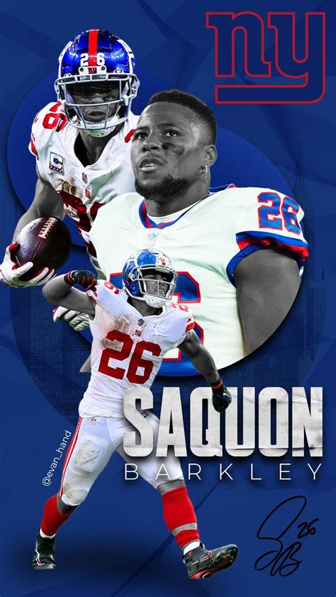Iphone Background For Saquon Barkley Of The New York Giants New York
